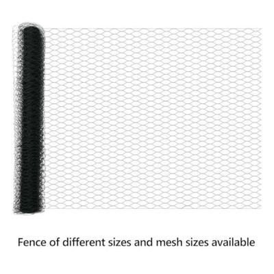 VidaXL Hexagon hek groen 1,2 x 100 m pvc