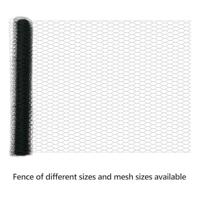 VidaXL Hexagon hek groen 1,2 x 100 m pvc - thumbnail