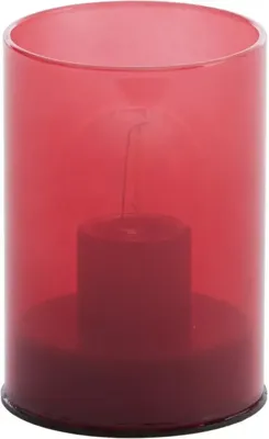 Light & Living tafellamp glas vazolla 7x10cm rood