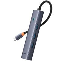 Baseus Hub 6w1 UltraJoy 6-Port (USB-C naar 1 x HDMI4K @ 30 Hz + 3 x USB 3.0 + 1 x PD + RJ45) - thumbnail