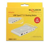 DeLOCK USB Type-C 3.1 Docking Station dockingstation - thumbnail