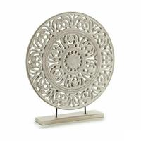 Decoratieve figuren Gift Decor Wit Mandala 7 x 49 x 44 cm 44 x 49 x 7 cm (6 Stuks) - thumbnail
