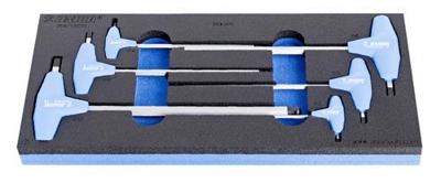 Unior inlay t-greep inbussleutelset 964/13sos