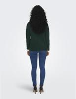 Only Onlcamilla V-neck L/s Pullover Knt Noos Trui Scarab - thumbnail