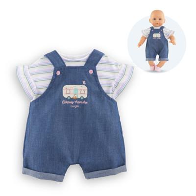 Corolle jeans overall met t-shirt kleine ontdekker - 30cm Corolle jeans overall met t-shirt kleine ontdekker - 30cm