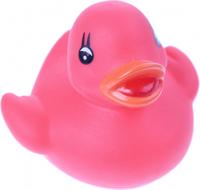 Eddy toys badeend rood 5 cm - thumbnail