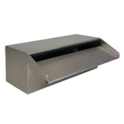 Aquaking RVS Waterval 30cm - Eenvoudig te Installeren & LED-Ready voor Tuinvijvers