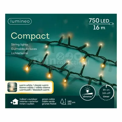 LED compact lights 750 warm wit en klassiek warm lampjes