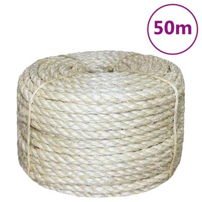 VidaXL Touw 8 mm 50 m 100% sisal VidaXL Touw 8 mm 50 m 100% sisal