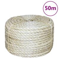 VidaXL Touw 8 mm 50 m 100% sisal - thumbnail