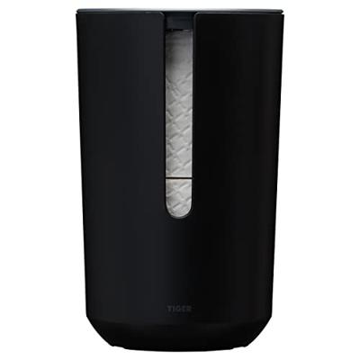 Tiger Reserverolhouder Met Deksel Tess Vrijstaand Zwart - Antraciet