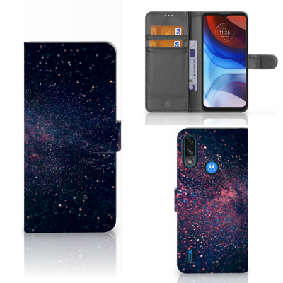 Motorola Moto E7i Power | E7 Power | Book Case | Stars