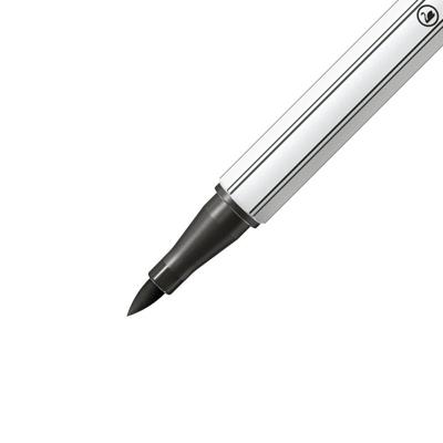 Brushstift stabilo pen 68/46 zwart | 10 stuks