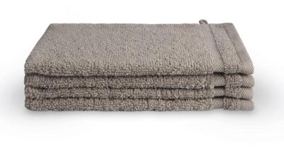 Byrklund Washand 16x21 cm 500gram Taupe- 4 stuks