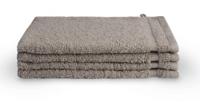 Byrklund Washand 16x21 cm 500gram Taupe- 4 stuks - thumbnail