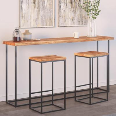 Tafelblad rechthoekig natuurlijke rand 180x40x2,5 cm acaciahout Tafelblad rechthoekig natuurlijke rand 180x40x2,5 cm acaciahout