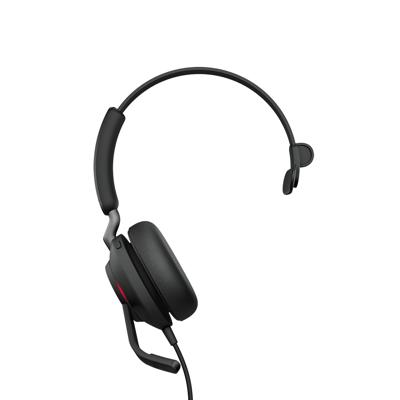 Jabra Evolve2 40 MS Mono USB-A - bedrade oortelefoon, zwart