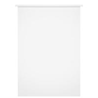 Bureau 100x55x75 cm bewerkt hout wit - thumbnail