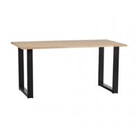 WOOOD Eettafel 'Tablo' met U-poot, 160 x 90cm - thumbnail
