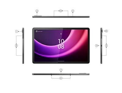 Lenovo Tab P11 (2e generatie) tablet, 11,5 inch 2K touchscreen, MediaTek Helio G99, 4 GB RAM, 128 GB geheugen, Android 13, grijs, incl. Lenovo Precision Pen 2