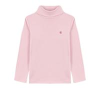 Gemengde kinder souspull van effen katoen PETIT BATEAU rozen - thumbnail