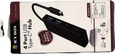 ICY BOX-HUB1426-USB hub 4 poorten USB C