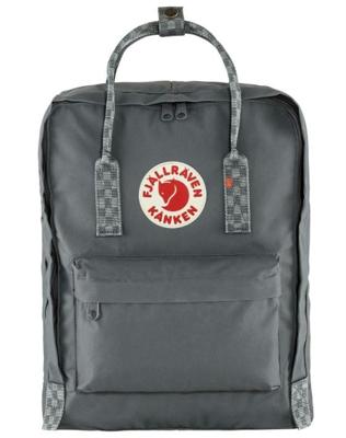Fjällräven Kanken Rugzak Super Grey / Chess Pattern