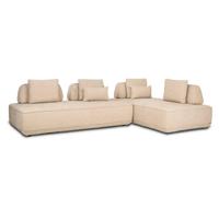 Richmond Hoekbank 'Tudor' Met verwijderbare rugleuning, kleur Zand - thumbnail