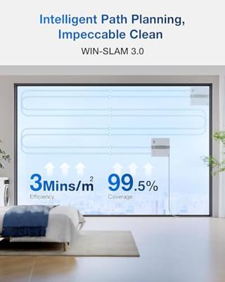 ECOVACS WINBOT MINI EU Raamreinigingsrobot Grijs, Wit