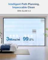 ECOVACS WINBOT Mini - Raamreinigingsrobot - Compact ontwerp - Dubbele sproeiers met ultrasone spray - thumbnail