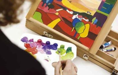 Talens art creation acrylverf tube 75ml ultramarijn 504