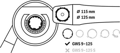 Bosch Accessories 2605510224 Afzuigkap met borstelkrans 115/125 mm, geschikt voor GWS 8-115