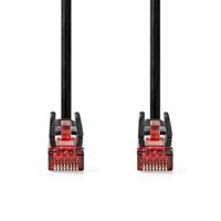Nedis CCGL85200BK05 Cat6-kabel Rj45 Male Rj45 Male U/utp 0.50 M Rond Pvc Zwart Label - thumbnail