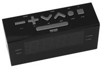 Bigben Interactive Strakke wekkerradio - zwart - thumbnail