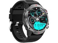 Trevi T-FIT 510 A Smarwatch met draadloze oproepfunctie, groot display 1,43 inch AMOLED, intelligent horloge voor controle van fysieke activiteit en welzijn, slaapmonitor, waterdicht IP68, zwart - thumbnail