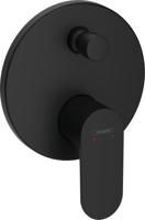 Hansgrohe Inbouw Badmengkraan Rebris S Eengreeps Voor iBox Universal Mat Zwart - thumbnail