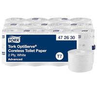 Toiletpapier tork t7 advanced 2laags 94m wit - thumbnail