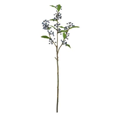 Kunst Blueberry tak 75cm - blauw