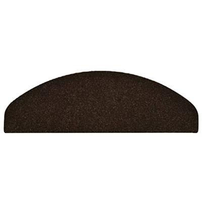 VidaXL Trapmatten zelfklevend 15 stuks 65x21x4 cm bruin halfrond groot VidaXL Trapmatten zelfklevend 15 stuks 65x21x4 cm bruin halfrond groot
