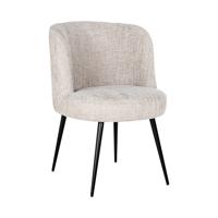 Richmond Eetkamerstoel 'Morton' Chenille, kleur Naturel - thumbnail