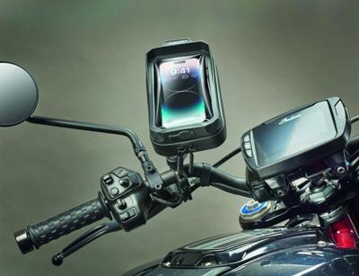 INTERPHONE gsm-houder "quiklox" met vasthoudsysteem cell phone holder interph quiklox case, mount 7 zol