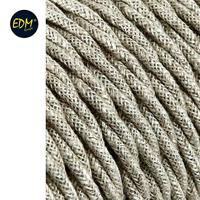 Kabel EDM 11881 Beige Linnen 2 x 0,75 mm 5 m - thumbnail