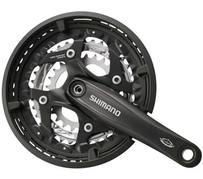 Shimano Crankstel 3 x 10 speed trekking fc-t521 met 175mm crankarm 48-36-26t octalink - zwart