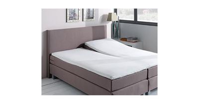 Luxe Double Jersey Splittopper Hoeslaken - Wit