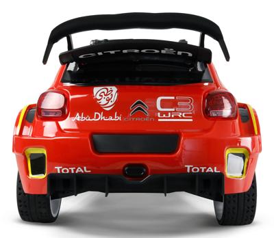 Amewi Hyper Go Citroen C3 WRC Rallye Brushless 1:7 RC auto Elektro Rallywagen 4WD 2,4 GHz Met geluidsfunctie, Met lichteffect