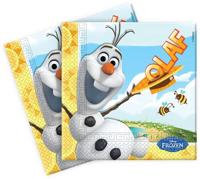 Olaf Frozen Servetten - 20 stuks - thumbnail