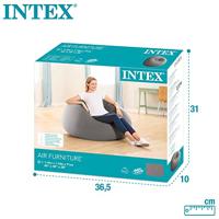 Intex 68579NP BEANLESS BAG Zetel (l x b x h) 114 x 114 x 71 cm Grijs - thumbnail