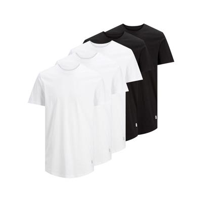 5-pack heren T-shirts - ronde hals - Multipack heren ondershirt katoen - Korte mouwen