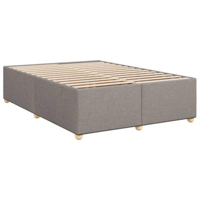 Bedframe zonder matras stof taupe 160x200 cm