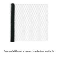 VidaXL Hexagon hek groen 1,6 x 25 m pvc - thumbnail